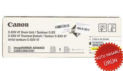 Canon C-EXV47Y (8523B002AA) Sarı Orjinal Drum Ünitesi - IR-C250i / IR-C350i (C)