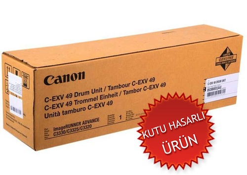 Canon C-EXV49 (8528B003A) Original Drum Unit - IR-C3300 / IR-C3320 (Damaged Box)