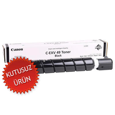 Canon C-EXV49 BK (8524B002) Black Original Toner - IR-C3300 / IR-C3320 (Without Box) (T12514) 