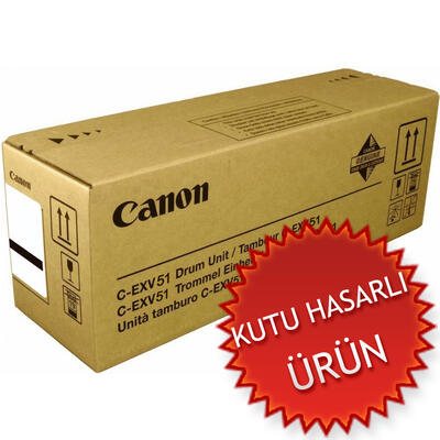 Canon C-EXV51 (0488C002) Black Original Drum Unit - IR-C5535i / IR-C5540i (Damaged Box) (T16192) 