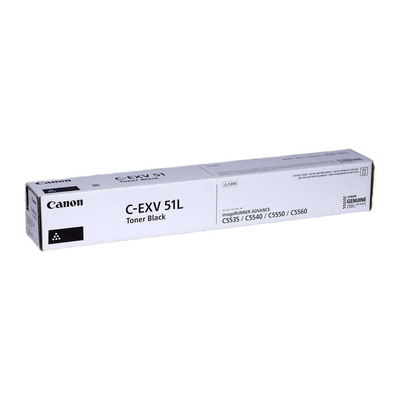 CANON - Canon C-EXV51L Black Original Toner - IR-C5535i / IR-C5540i