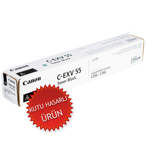 Canon C-EXV55 BK (2182C002) Black Original Toner - IR-C256i / IR-C356i (Damaged Box)