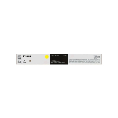 CANON - Canon C-EXV58 Y (3766C002) Yellow Original Toner - DX C5840i