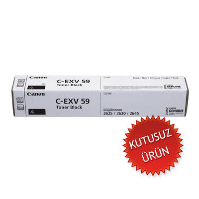 Canon C-EXV59 (3760C002) Black Original Toner - IR-2625I / IR-2625 (Without Box) (T15897) 