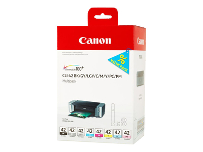 CANON - Canon CLI-42 (6384B010) Multipack 8li Set Orjinal Kartuş - PRO-100