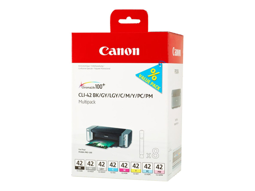 Canon CLI-42 (6384B010) Multipack 8li Set Orjinal Kartuş - PRO-100 - 1