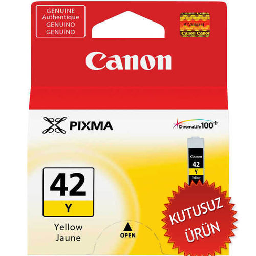 Canon CLI-42Y (6387B001AA) Sarı Orjinal Kartuş - Pixma Pro 100 (U) (T6857) - 1