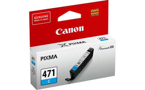 Canon CLI-471C (0401C001AA) Mavi Orjinal Kartuş - MG5740 / MG6840 (T16450) - 1