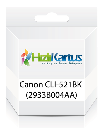 Canon CLI-521BK (2933B004AA) Black Compatible Cartridge - MP540 / MP620 - 1