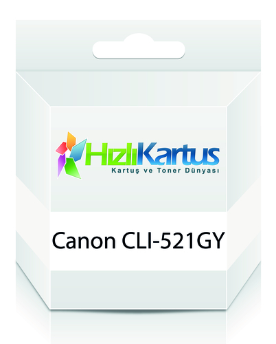 Canon CLI-521GY (2937B004AA) Gray Compatible Cartridge - MP540 / MP620 (T12252) - 1