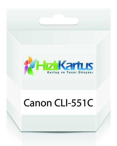 Canon CLI-551C (6509B001) Cyan Compatible Cartridge - MG5450 / MG6350 - 1