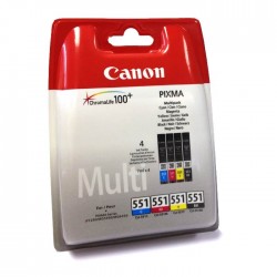 Canon CLI-551CMYBK (6509B009AA) Multipack Original Cartridge - MG5450 / MG6350 (T1765) 