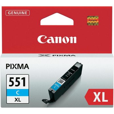 Canon CLI-551XL C (6444B001) Hıgh Capacity Cyan Original Cartridge - MG5450 / MG6350 (T2761) - 1