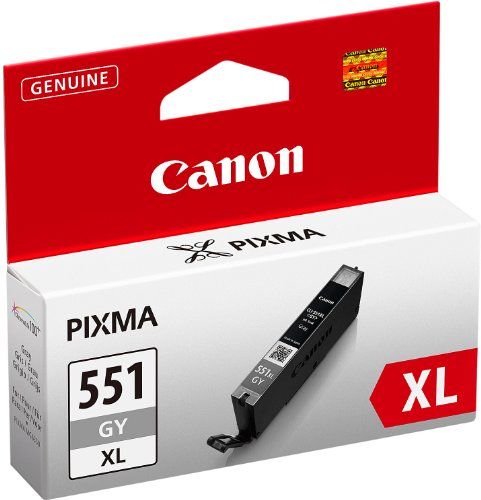 Canon CLI-551XL GY (6447B001) Yüksek Kapasite Gri Orjinal Kartuş - MG5450 / MG6350 (T6888) - 1