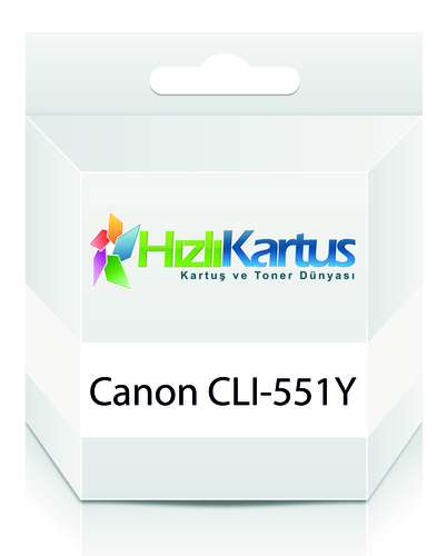 Canon CLI-551Y (6511B001) Sarı Muadil Kartuş - MG5450 / MG6350 - 1