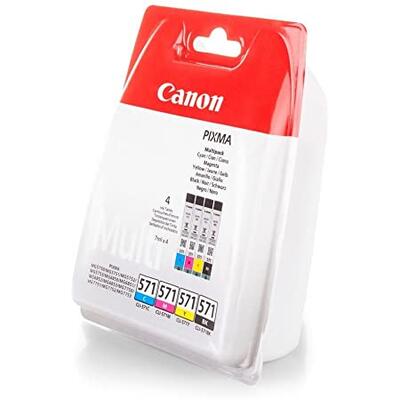 Canon CLI-571 (0386C005AA) BK/C/M/Y Multipack Cartridge - MG5700 / MG6800 (T15463) 