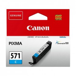 Canon CLI-571C (0386C001) Cyan Original Cartridge - MG5700 / MG6800 (T1552) 