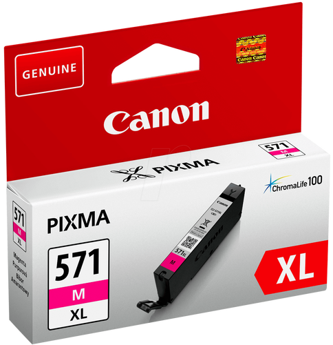 Canon CLI-571XL (0333C001) M Yüksek Kapasite Kırmızı Orjinal Kartuş - MG5700 / MG6800 (T12956) - 1