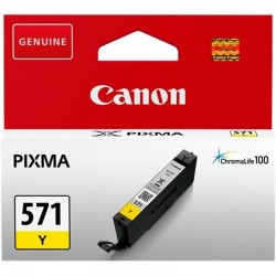 Canon CLI-571Y (0388C001) Yellow Original Cartridge - MG5700 / MG6800 (T1551) 