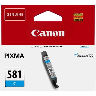 Canon CLI-581C (2103C001) Cyan Original Cartridge - TS6151 / TS8151 (T12620) - 2