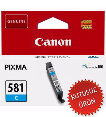 Canon CLI-581C (2103C001) Cyan Original Cartridge - TS6151 / TS8151 (Without Box) (T16146) 