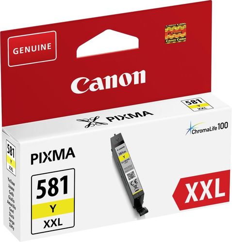 Canon CLI-581XXL Y (1997C001AA) Yellow Original Cartridge - TS6150 / TS6250 (T11826) - 1