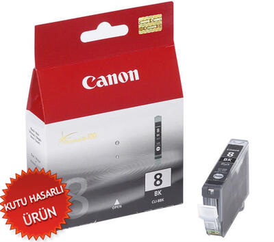 Canon CLI-8BK (0620B024AA) Black Original Cartridge - IP3300 / IP4200 (Damaged Box) (T15121) 