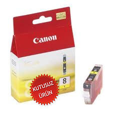 Canon CLI-8Y (0623B024) Sarı Orjinal Kartuş - IP3300 / IP4200 (U) (T2318) - 1