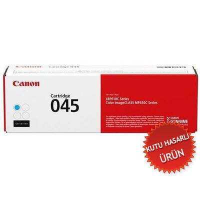 Canon CRG-045C (1241C002) Cyan Original Toner - LBP610 / MF630 (Damaged Box) (T13529) 