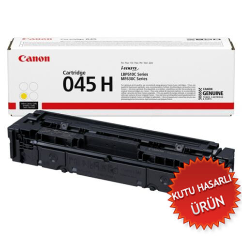 Canon CRG-045H Y (1243C002) Sarı Orjinal Toner - LBP610 / MF630 (C) (T13327) - 1