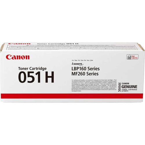 Canon CRG-051H BK (2169C002) Black Original Toner - LBP160dw / MF264dw (T12579) - 1