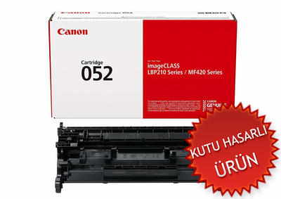 Canon CRG-052H (2200C002) Black Original Toner High Capacity - LBP212DW / LBP214DW (Damaged Box) (T12193) 