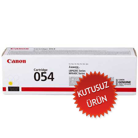 Canon CRG-054 Y (3021C002) Sarı Orjinal Toner - LBP621 / LBP623 (U) (T12457) - 1