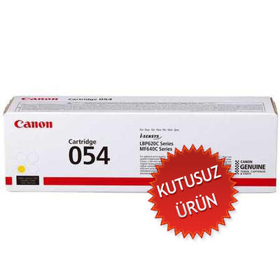 Canon CRG-054 Y (3021C002) Yellow Original Toner - LBP621 / LBP623 (Without Box) (T12457) 