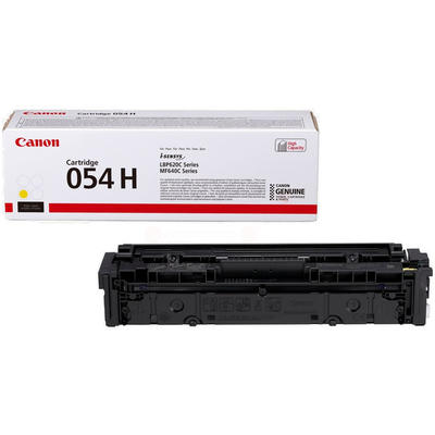 Canon CRG-054H Y (3025C002) Yellow Original Toner - LBP621 / LBP623 (T12097) 