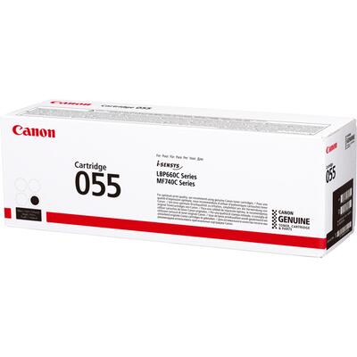 Canon CRG-055BK (3016C002) Black Original Toner - LBP662Cdw / MF742Cdw (T12580) 