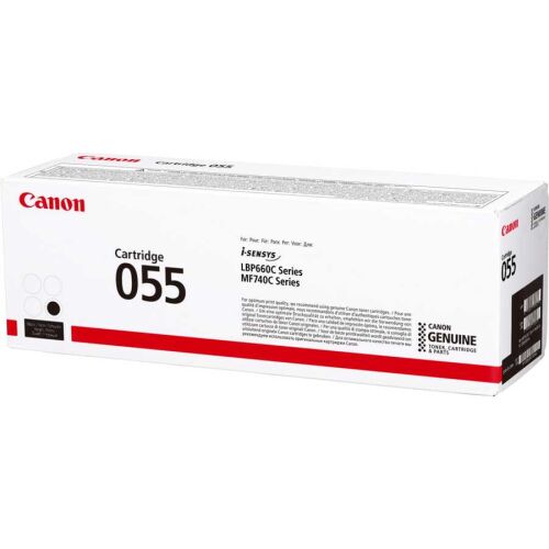 Canon CRG-055BK (3016C002) Black Original Toner - LBP662Cdw / MF742Cdw (T12580) - 2