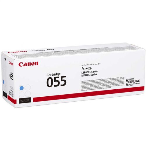 Canon CRG-055C (3015C002) Cyan Original Toner - LBP662Cdw / MF742Cdw (T12581) - 1