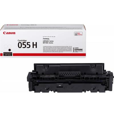 Canon CRG-055H BK (3020C002) Black Original Toner - LBP662Cdw / MF742Cdw (T12584) 