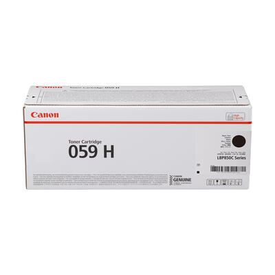 Canon CRG-059HBK (3627C001) Black Original Toner High Capacity - LBP852Cx / LBP851C (T13058) 