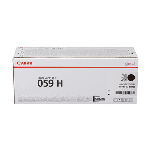 Canon CRG-059HBK (3627C001) Black Original Toner High Capacity - LBP852Cx / LBP851C (T13058) - 1