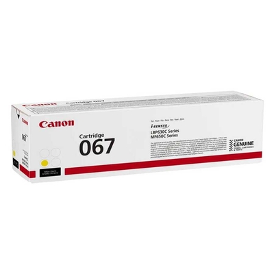 CANON - Canon CRG-067Y (5099C002) Yellow Original Toner - LBP-631Cw / MF-651Cw