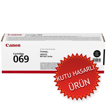 Canon CRG-069BK (5094C002) Black Original Toner - MF754Cdw (Damaged Box) - 1