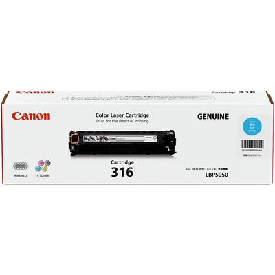 Canon CRG-316C (1979B003AA) Cyan Original Toner - LBP5050 / MF8030Cn / MF8050Cn (T11466) 