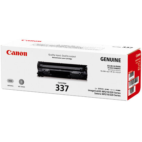 Canon CRG-337 BK (9435B003) Black Original Toner - MF211 / MF212W / MF216 (T6544)