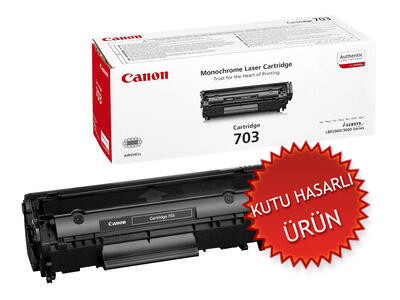 Canon CRG-703 (7616A005AA) Original Toner - LBP2900 / LBP3000 (Damaged Box) (T16197) 