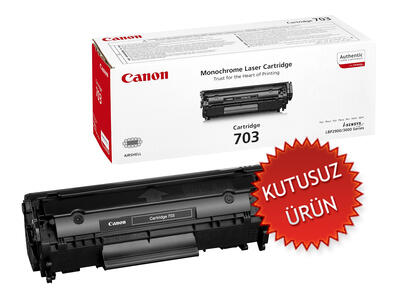 Canon CRG-703 (7616A005AA) Original Toner - LBP2900 / LBP3000 (Wıthout Box) (T9285) 