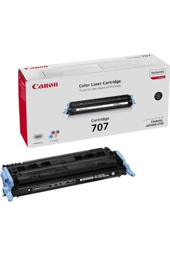 Canon CRG-707B (9424A004) Black Original Toner - LPB5000 / LBP5100 (T5479) - 1