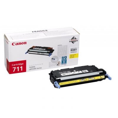 Canon CRG-711Y (1657B002) Sarı Orjinal Toner - LBP5300 (T4711) - Thumbnail