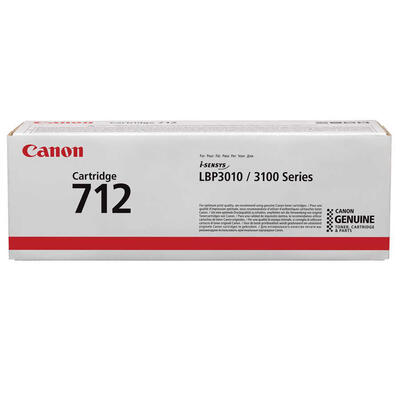 Canon CRG-712 (1870B002) Black Original Toner - LBP3010 (T4592) 